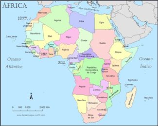 continente-africa-politico