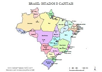 MAPA BRASILEIRO (Mapa Brasil Total) – Download